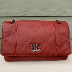 CHANEL Lambskin Quilted Large Soft Touch Flap Bag